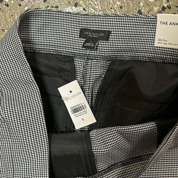 NWT Ann Taylor The Ankle Mid Rise Pants - Picture 4 of 7